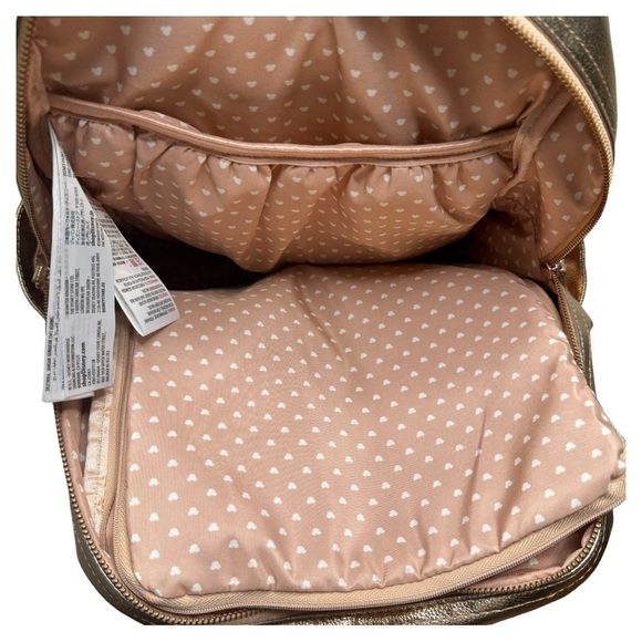 Loungefly Disney Rose Gold Mickey Icon Backpack - Picture 9 of 11